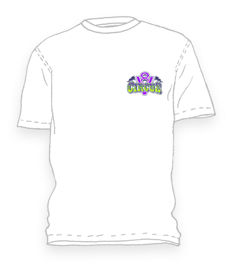 Streetbillys T-Shirt SBG V8Circus White M