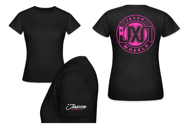 JXN Wheels Women S Black Logo Pink