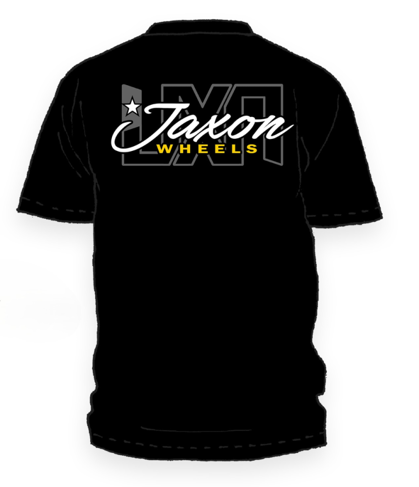 JXN Wheels Men Black Front and Back L
