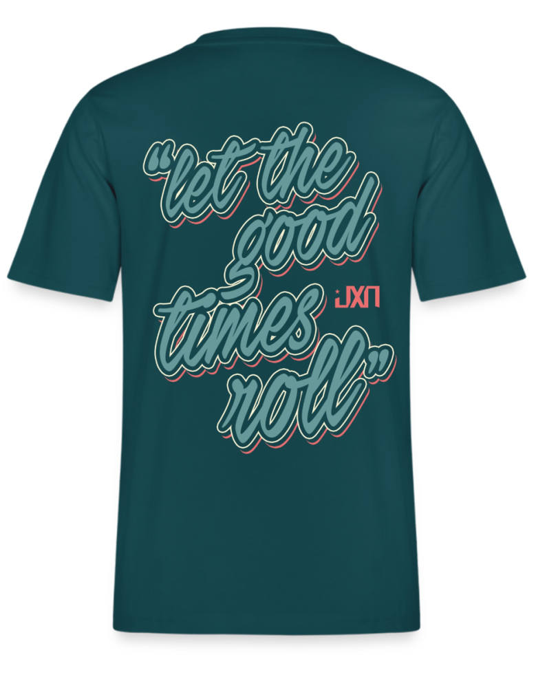 JXN Wheels Men Funny Shark Green L