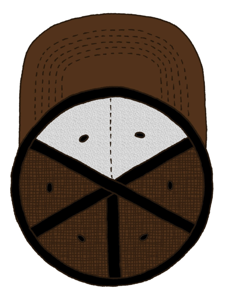 GWG Streetbillys CAP Logo Brown White