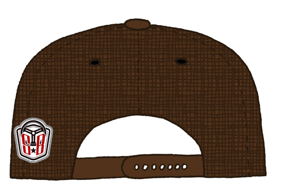 GWG Streetbillys CAP Logo Brown White