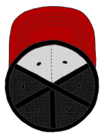 GWG Streebiilys CAP Logo Red Black