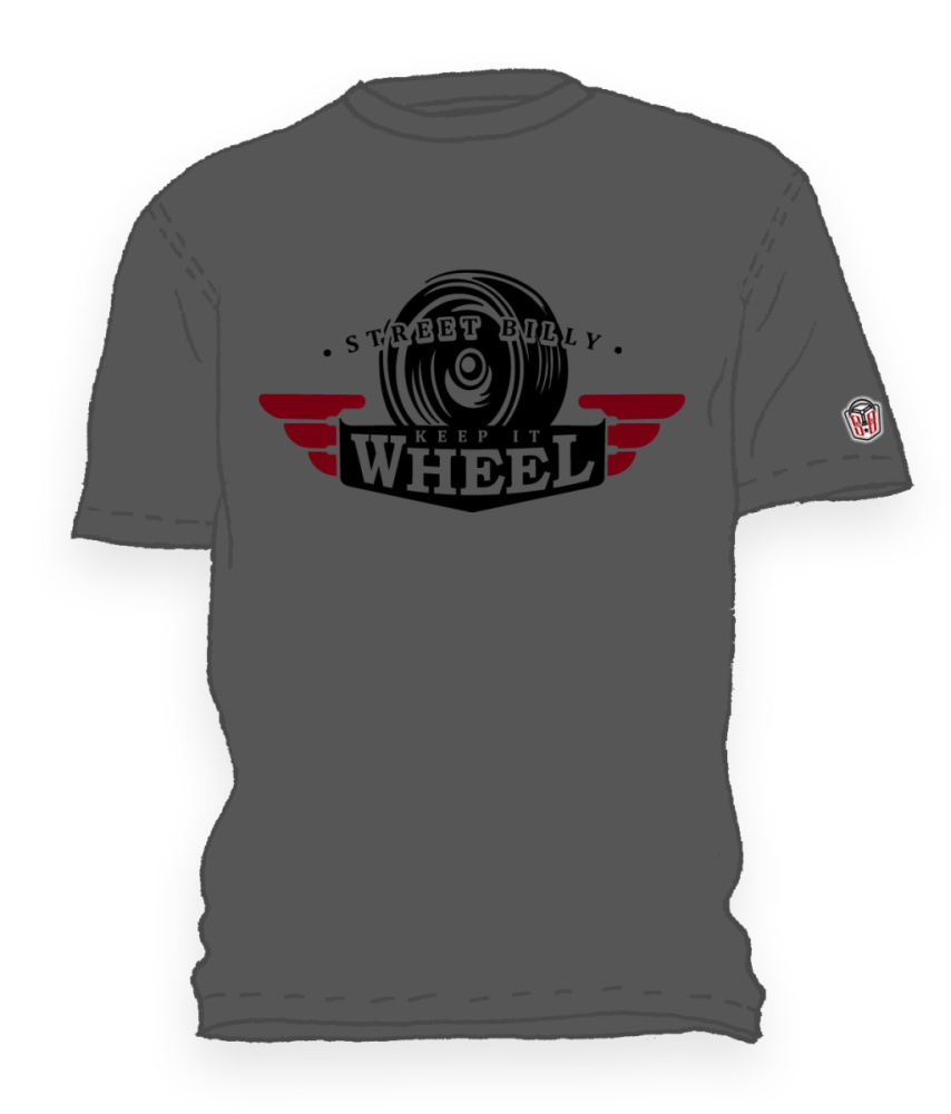 Streetbillys T-Shirt SBKeepItWHeels XS