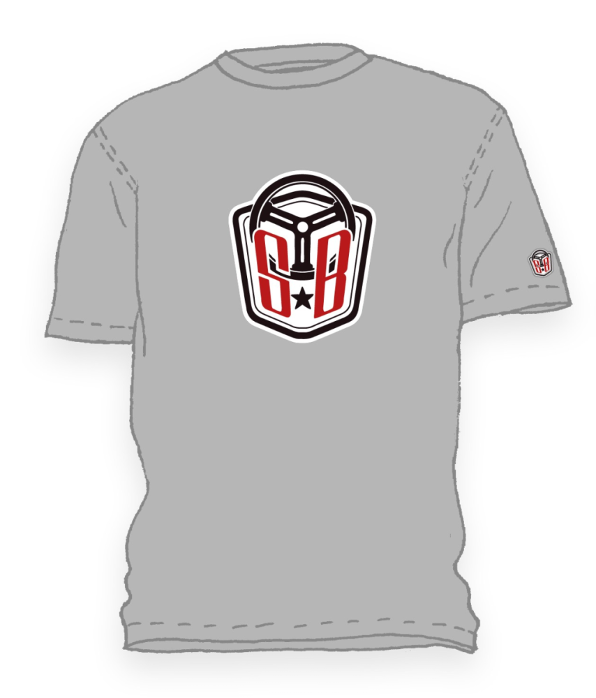 Streetbiilys T-Shirt SBW Patch Logo Gray L