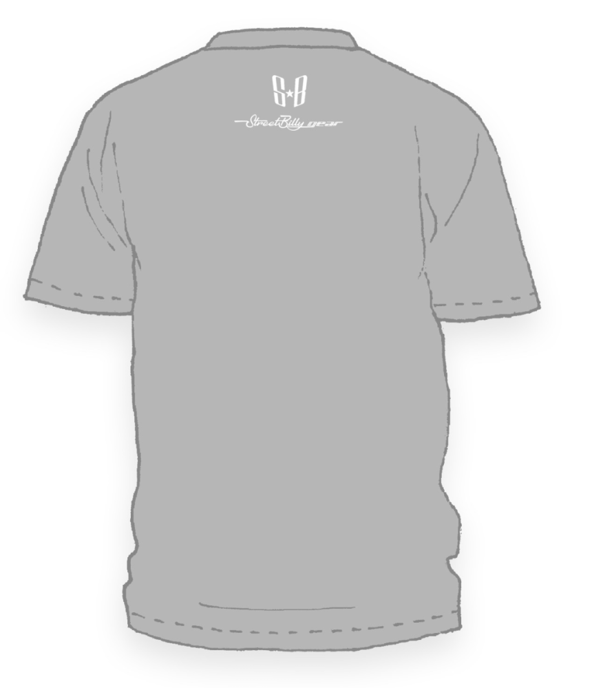 Streetbiilys T-Shirt SBW Patch Logo Gray L